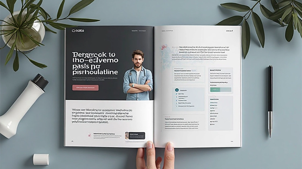 Visuele hiërarchie voorbeeld met grote koppelingen en accentuering van belangrijke elementen op webpagina